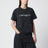 T-shirt Painter effetto destroy in cotone bio nera