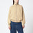 Sweat-shirt cardigan zippé en maille de coton Dusty Brown