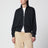 Sweat-shirt cardigan zippé en maille de coton noir
