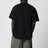 T-shirt Road Side Snack ampia in cotone nera