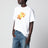T-shirt S/S Cheese Toast bianca in cotone biologico