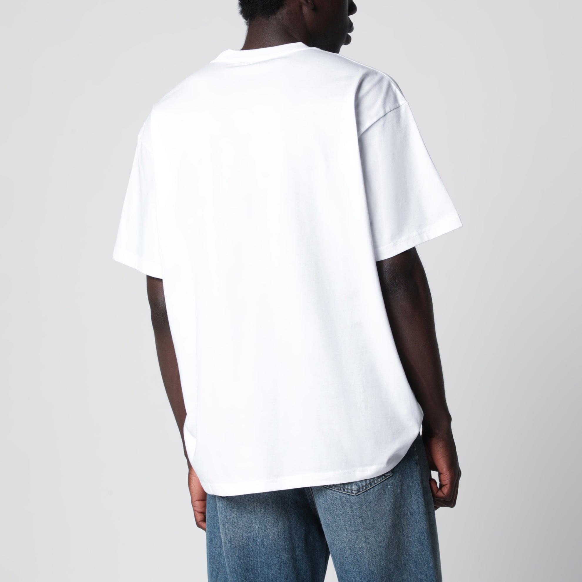 T-shirt S/S Cheese Toast bianca in cotone biologico