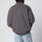 Polo Harper in jersey di cotone con zip tabacco