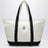 Tote-Bag Canvas Beach Tote aus Canvas in Natur/Schwarz
