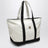 Tote-Bag Canvas Beach Tote aus Canvas in Natur/Schwarz