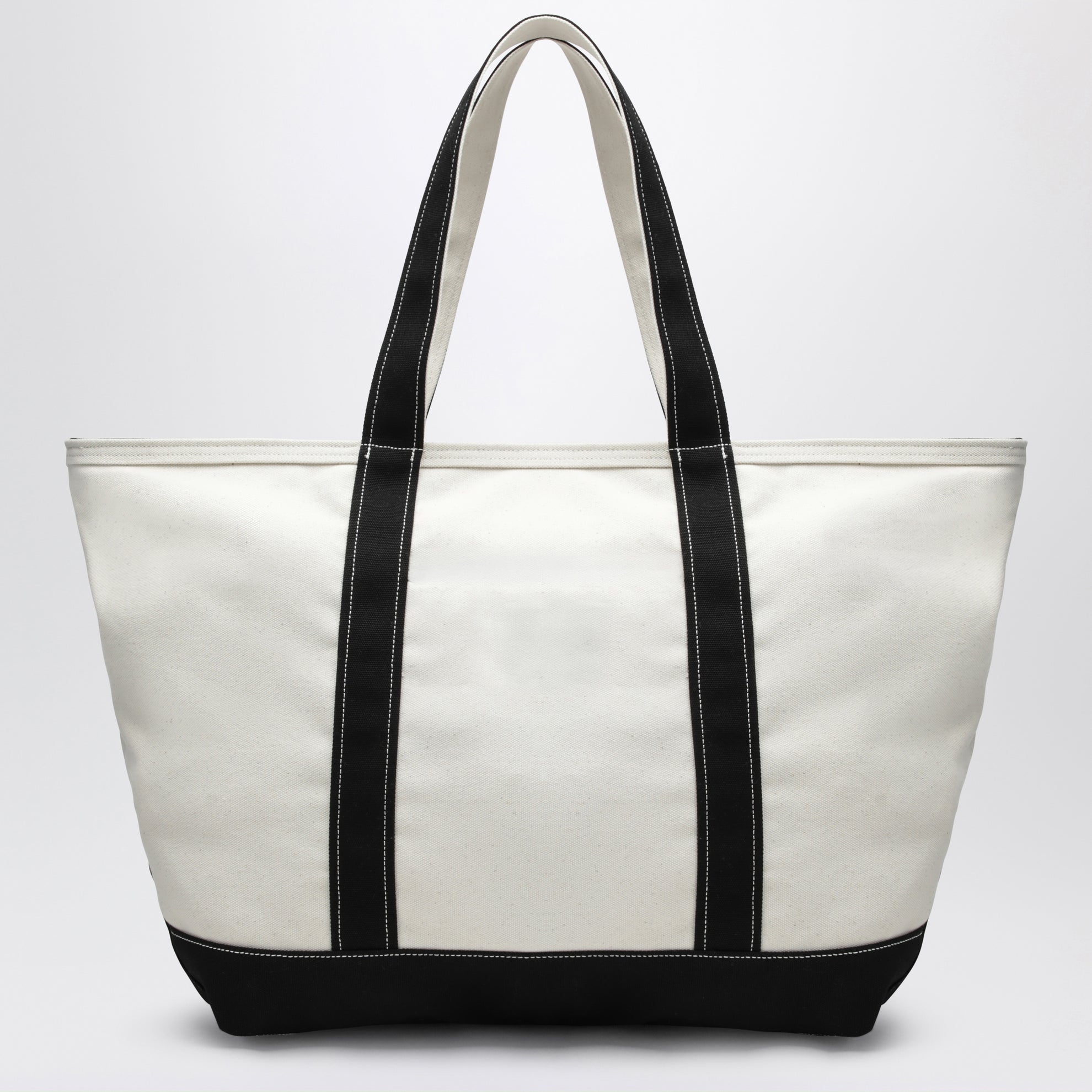 Tote-Bag Canvas Beach Tote aus Canvas in Natur/Schwarz