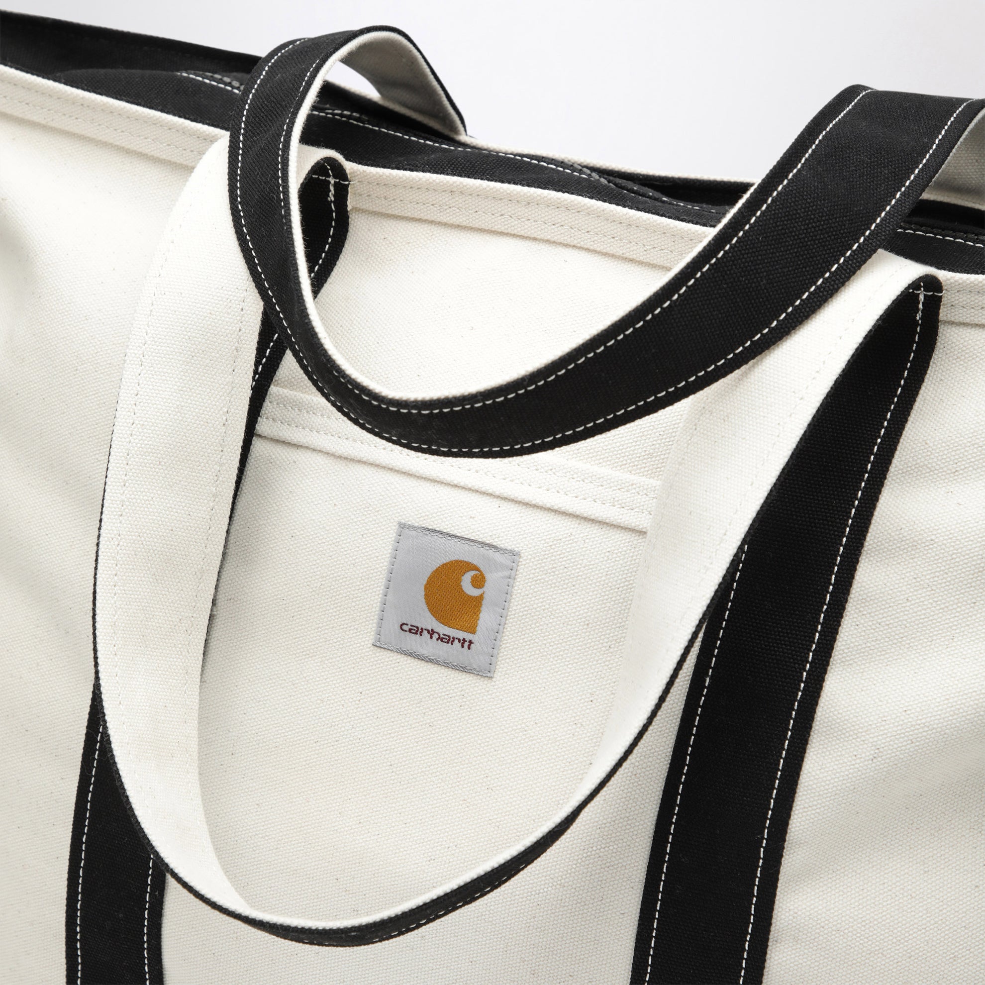 Tote-Bag Canvas Beach Tote aus Canvas in Natur/Schwarz