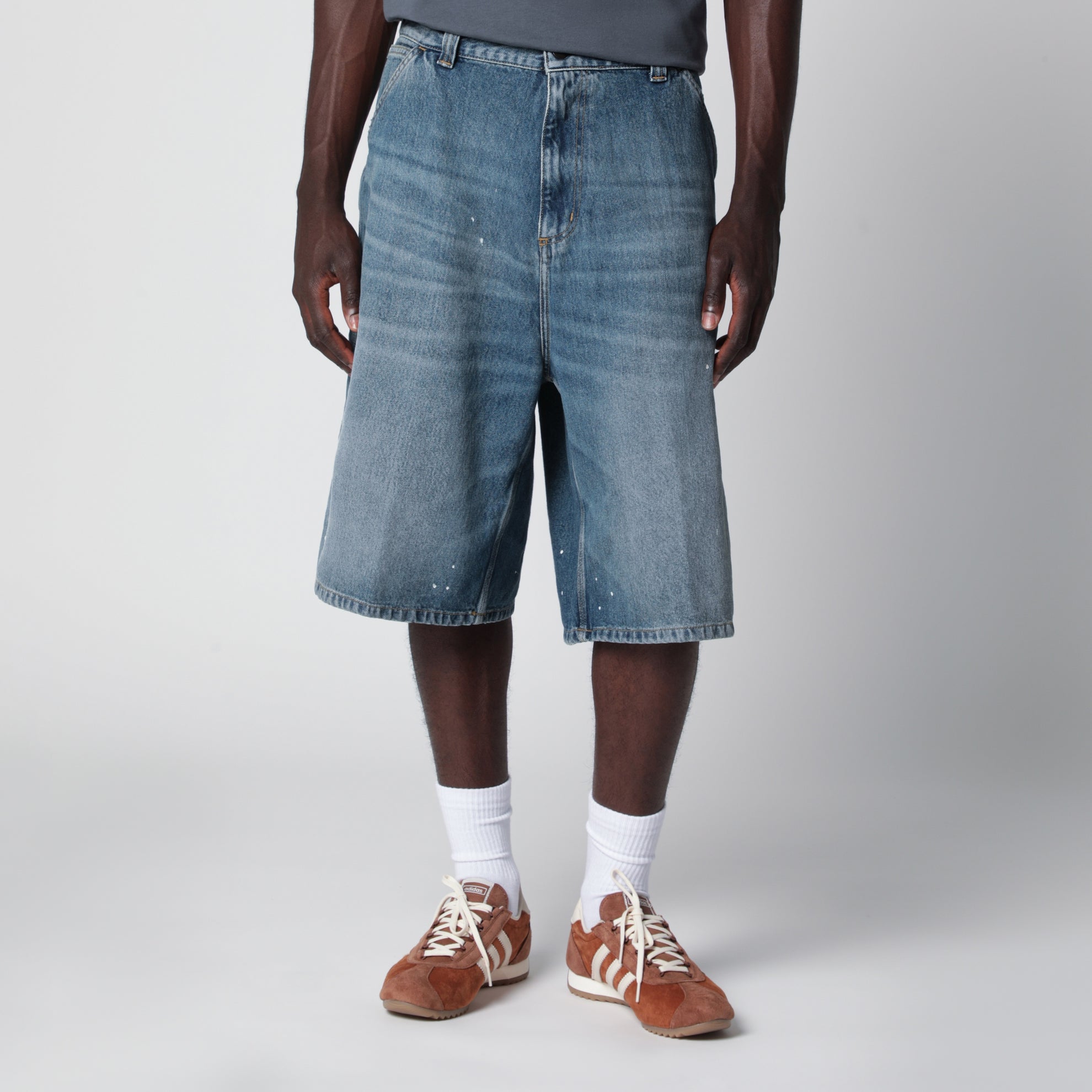 Pantaloncini OG Single Knee Short in denim blu