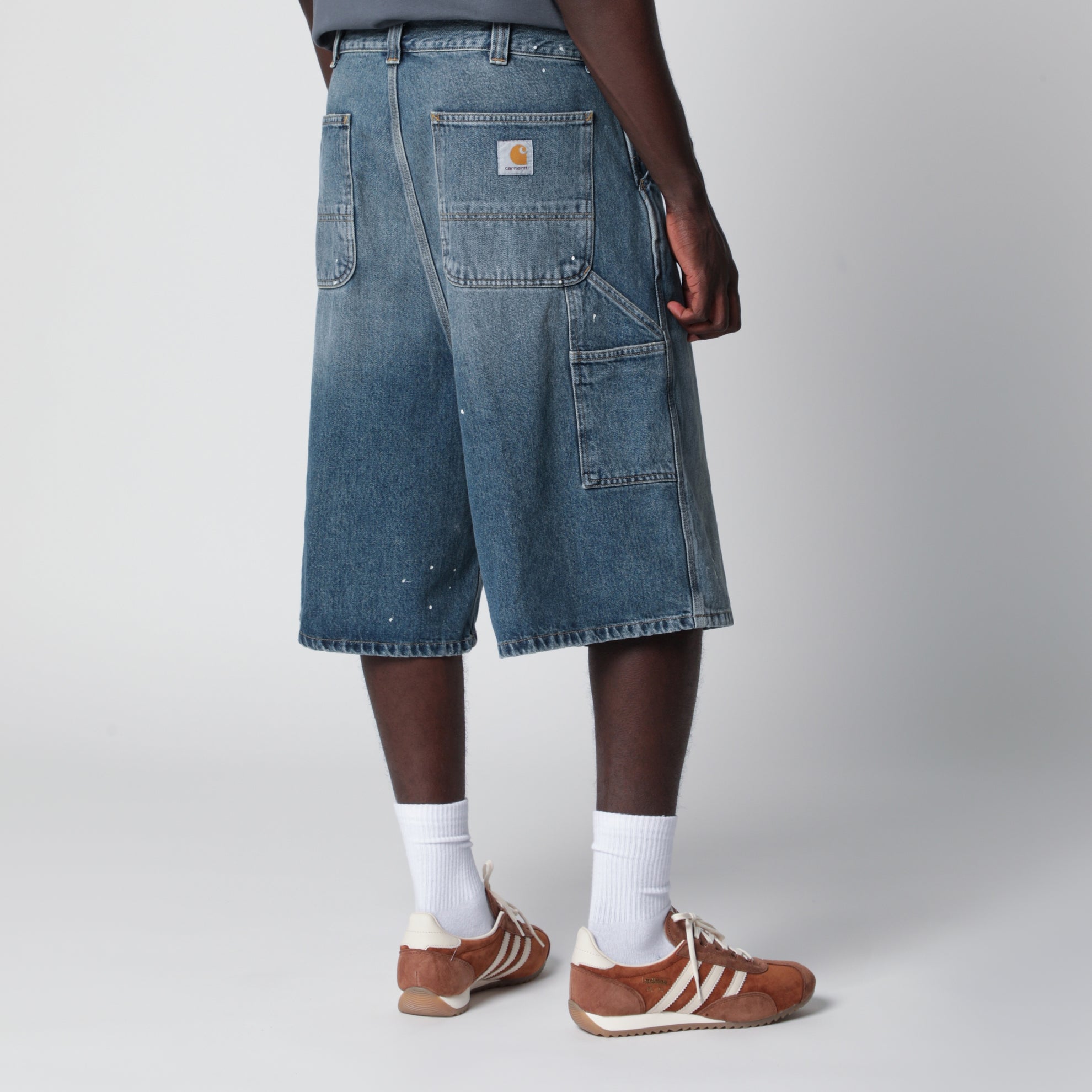 Pantaloncini OG Single Knee Short in denim blu