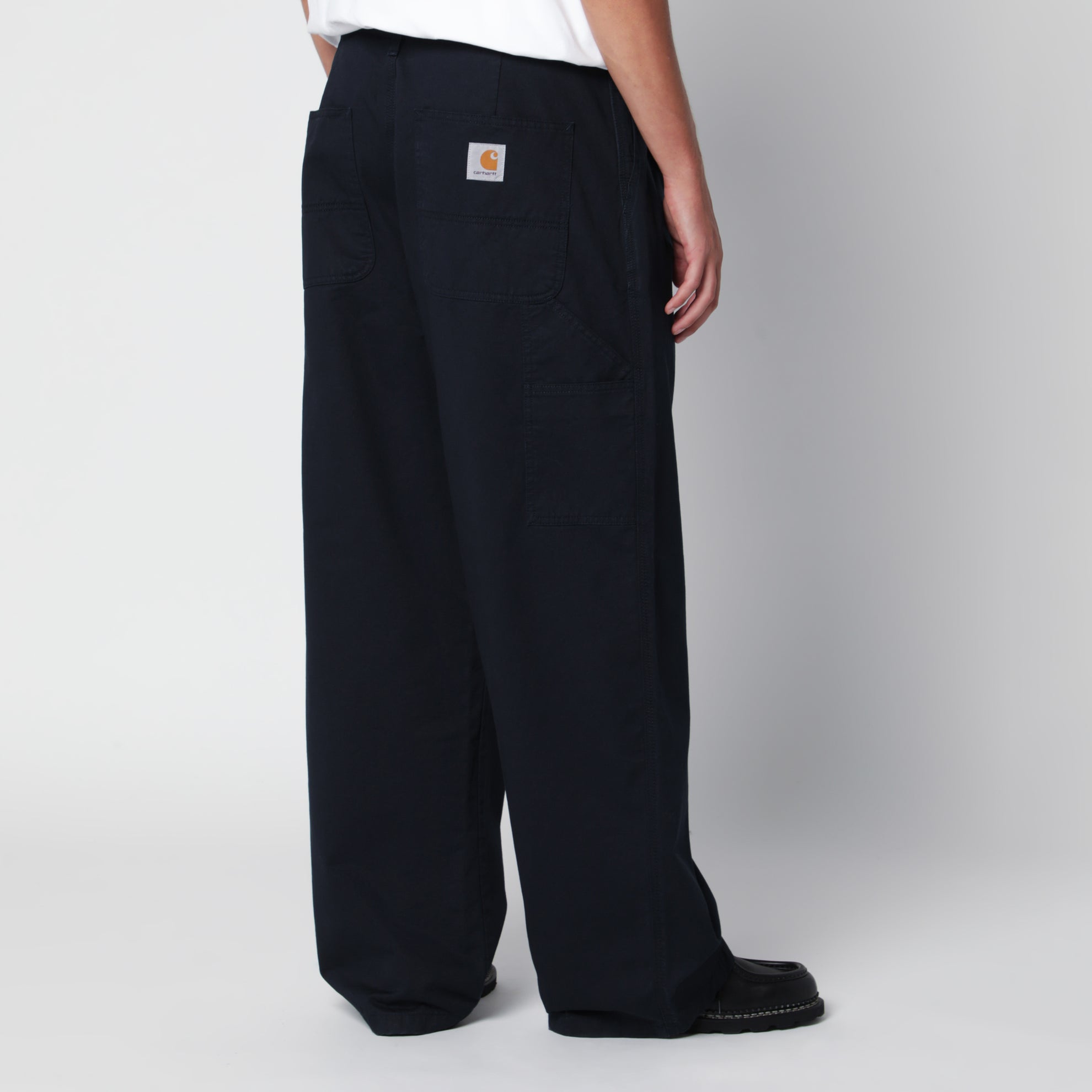 Pantaloni Brockman blu scuro in cotone
