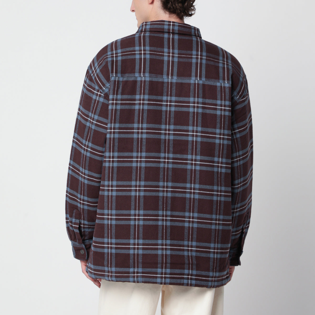 Giacca camicia Baird a quadri in cotone
