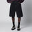Brandon loose-fit low-rise denim shorts in black