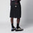 Brandon loose-fit low-rise denim shorts in black
