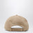 Canvas Cap aus Baumwoll-Canvas in Dusty Brown Stone Washed