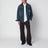 Giacca-camicia Oakland blu in denim di cotone