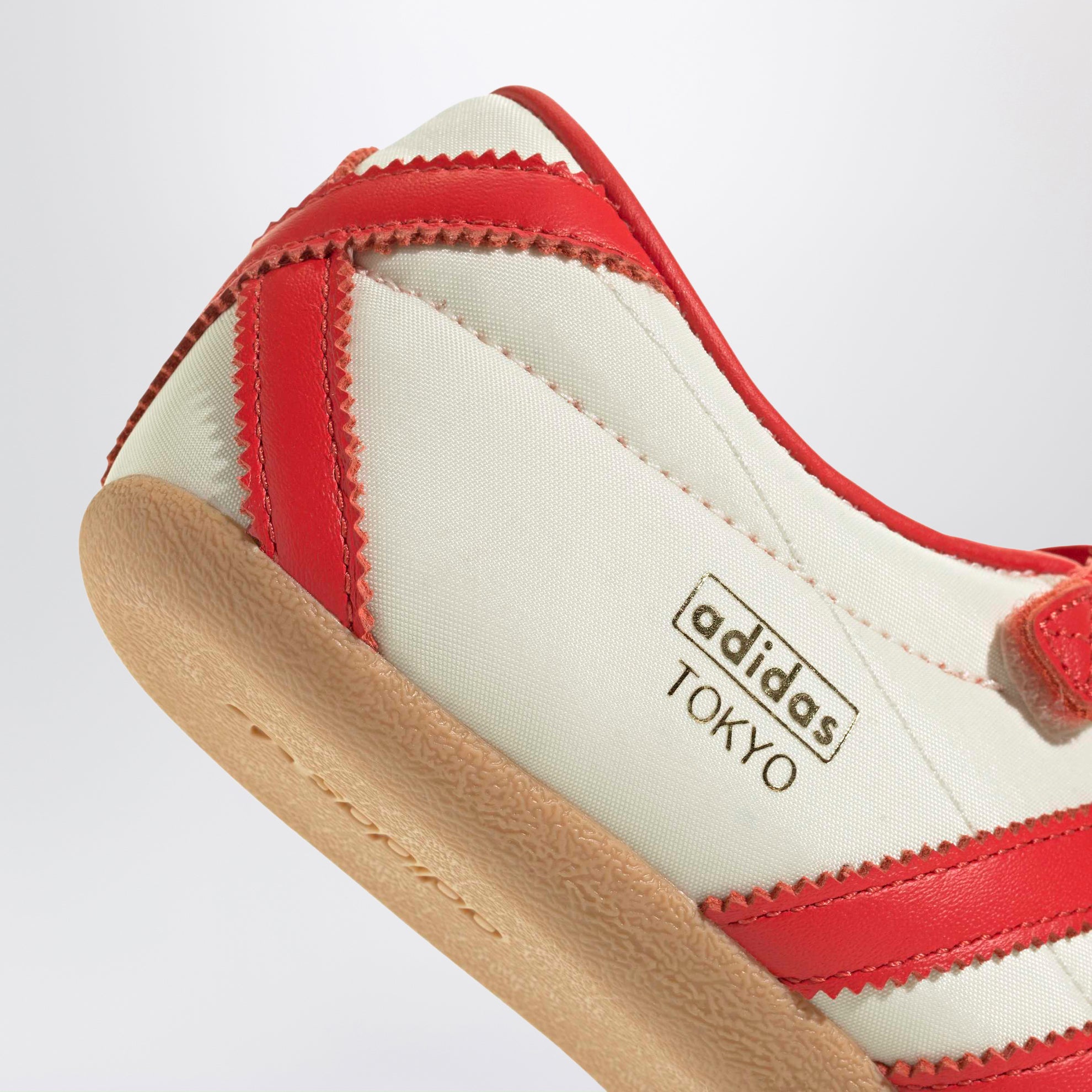 Tokyo Mary Jane Cream White/Red/Gold Metallic