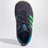 Baskets Gazelle bleu/vert avec lacets élastiques