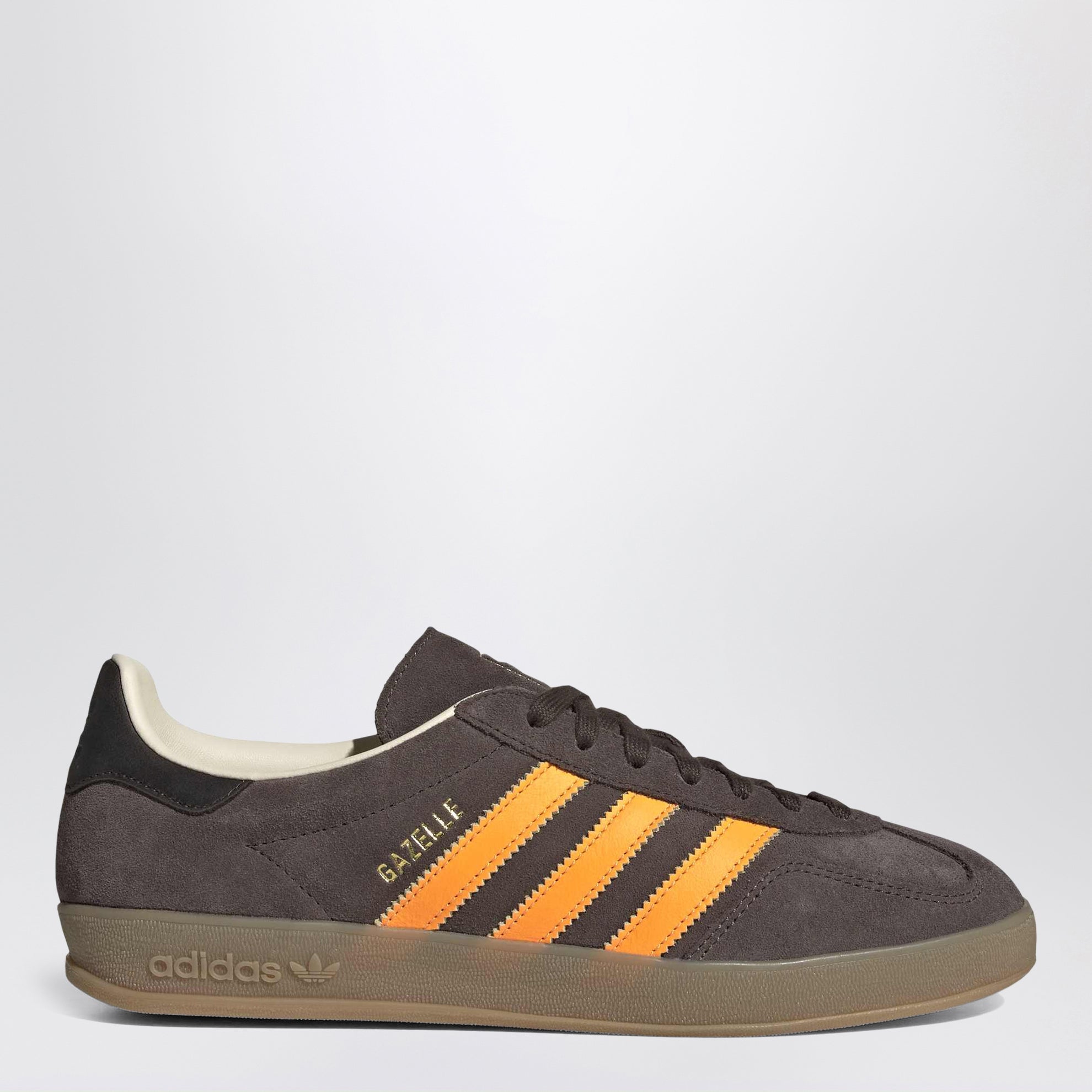 Sneakers Gazelle Indoor Brown / Lucid Tangerine / Wonder White