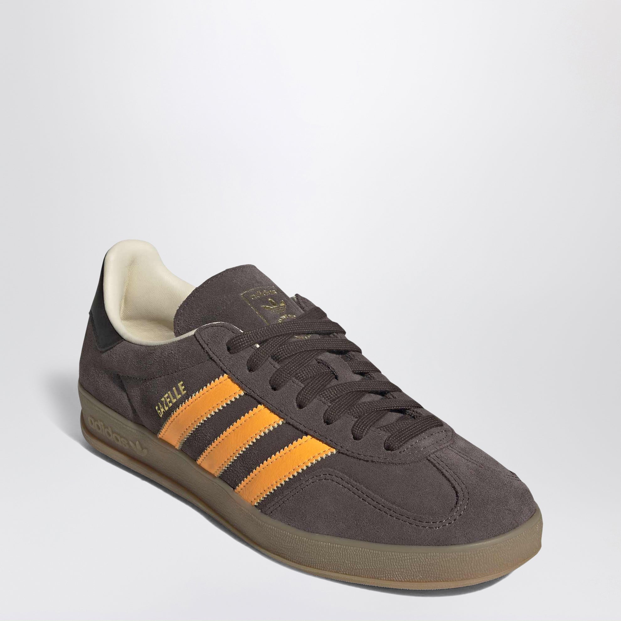 Sneakers Gazelle Indoor Brown / Lucid Tangerine / Wonder White