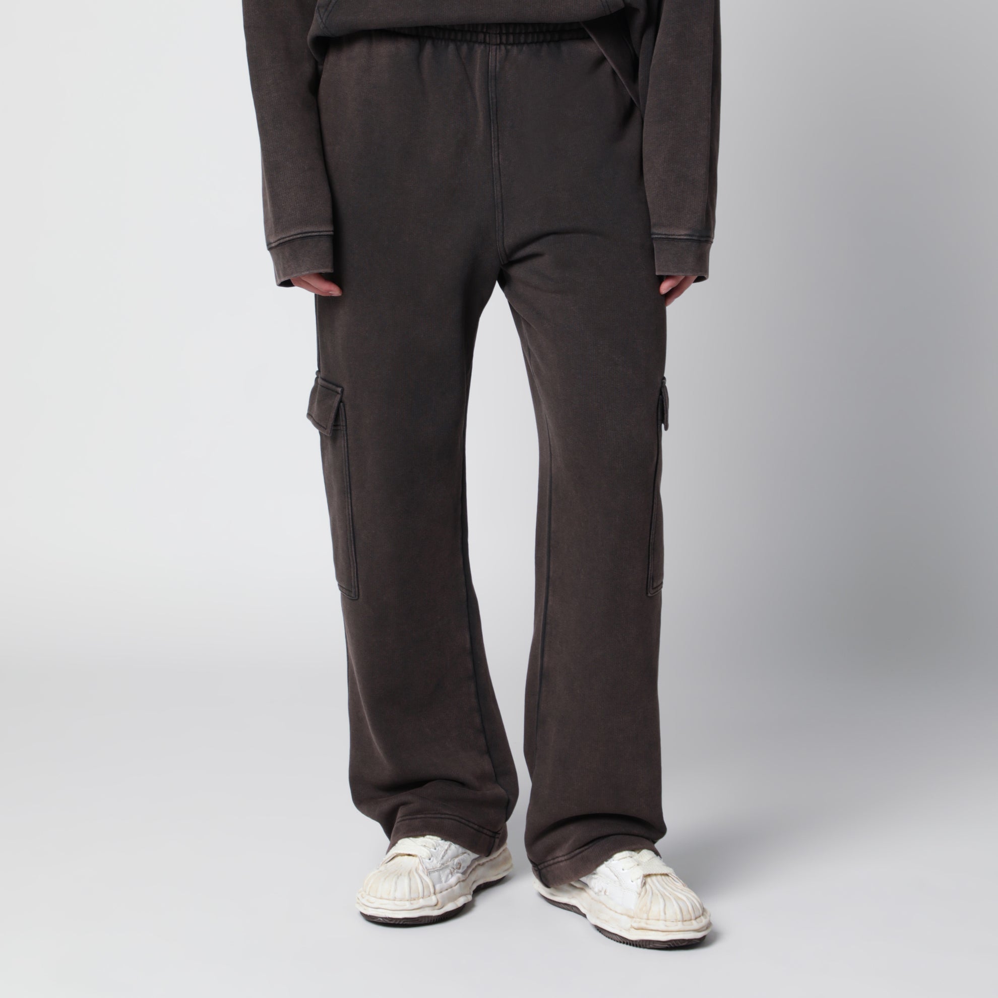 Cargo-Jogginghose in Kaffeebraun