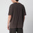 Kurzarm-T-Shirt in Kaffeebraun
