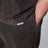 Kurzarm-T-Shirt in Kaffeebraun