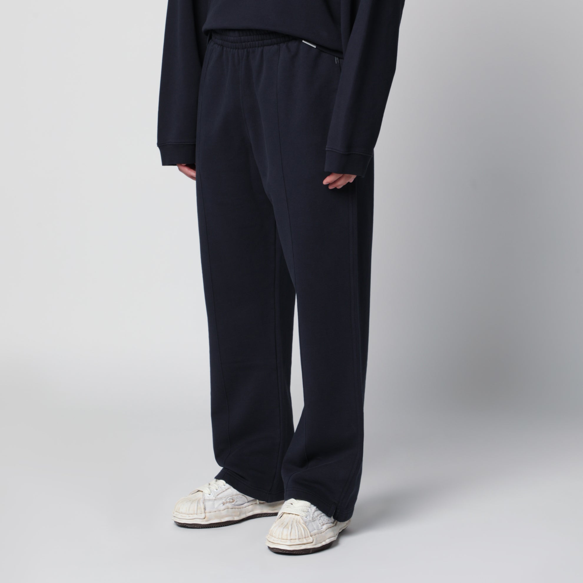 Pantaloni jogging blu notte in cotone