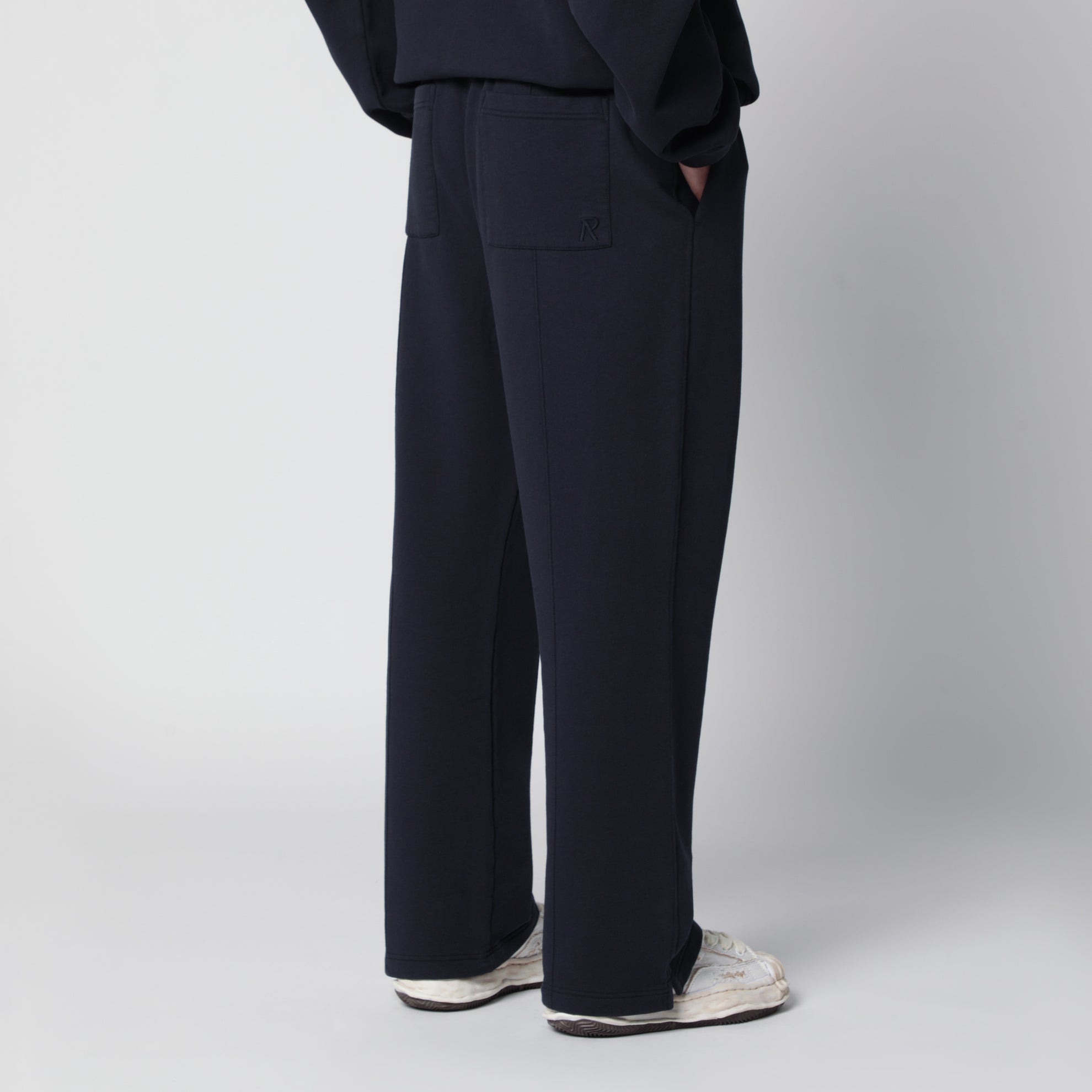 Pantaloni jogging blu notte in cotone