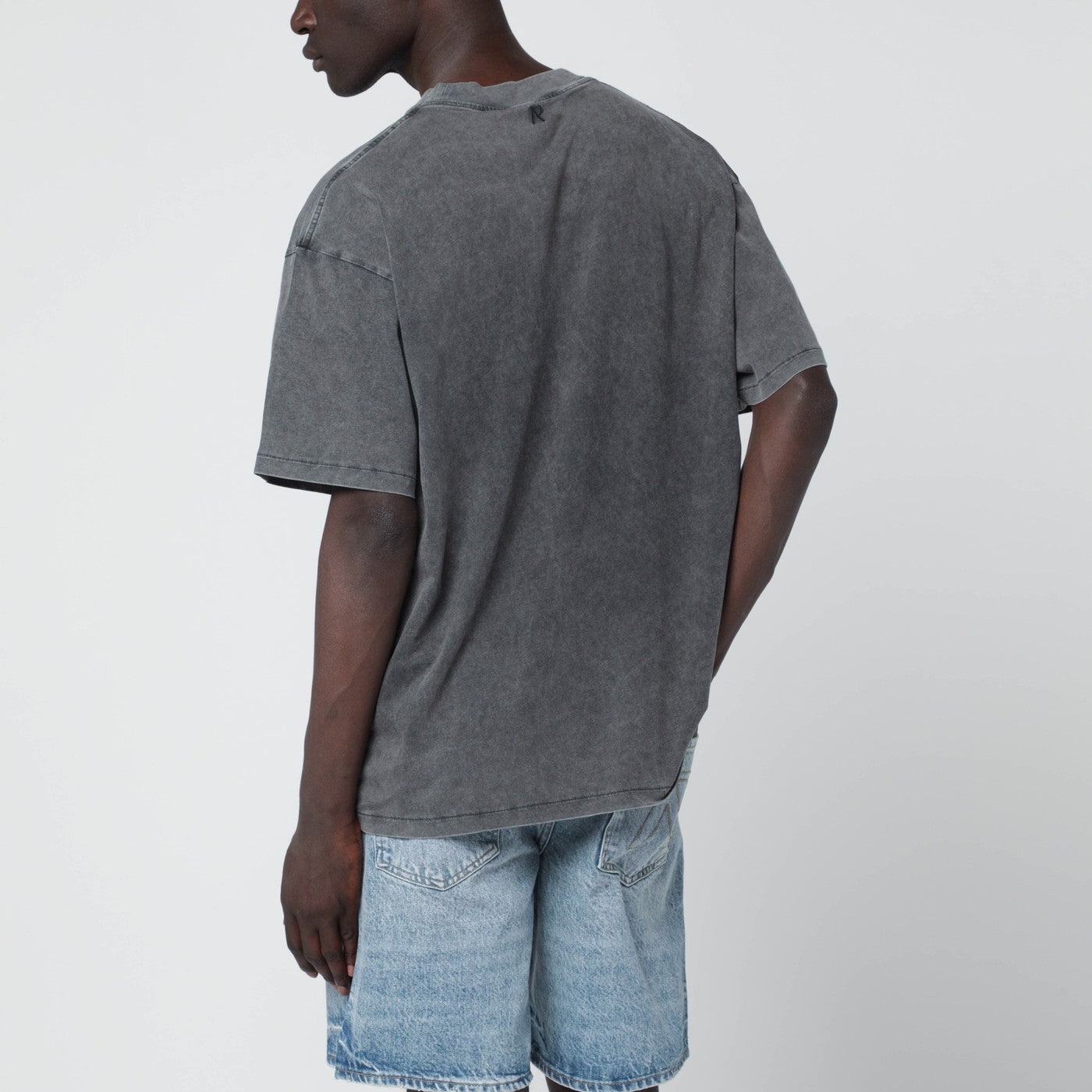 Vintage gray crew neck T-shirt