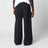 Schwarze Inno Hose aus Wollmischung