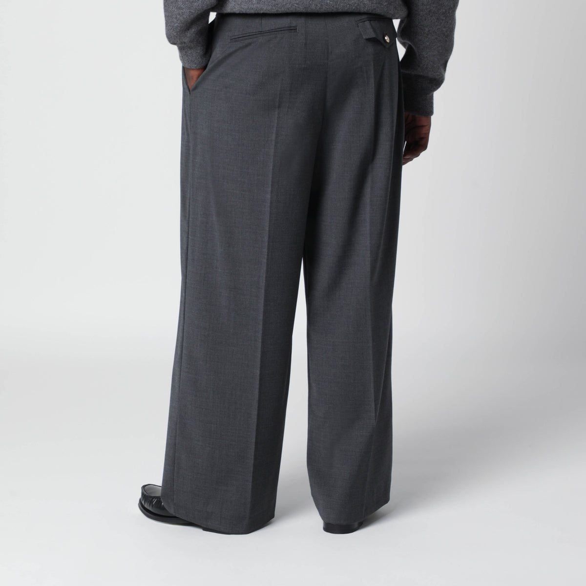 Dunkelgraue Inno Hose aus Wollmischung