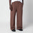 Pantalone Inno color mattone in misto lana