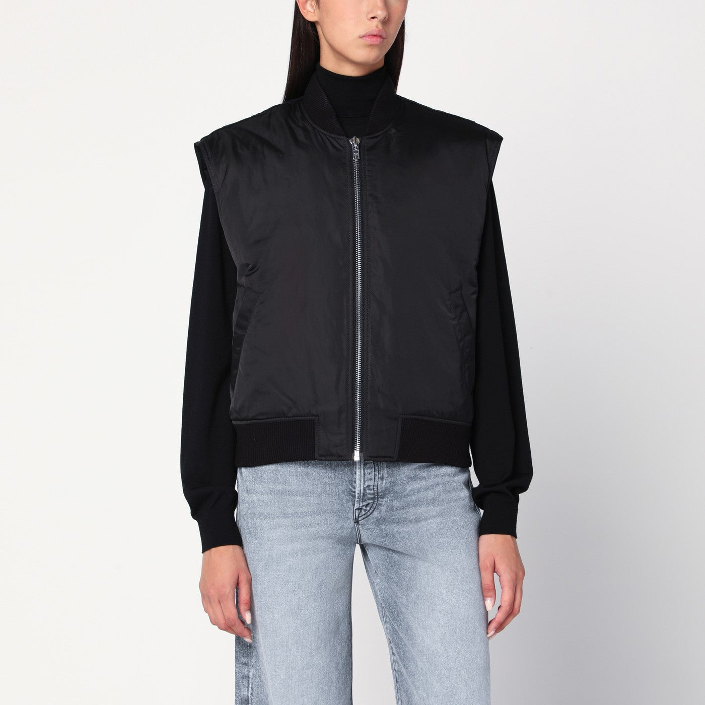 Giubbotto gilet Jamila nero