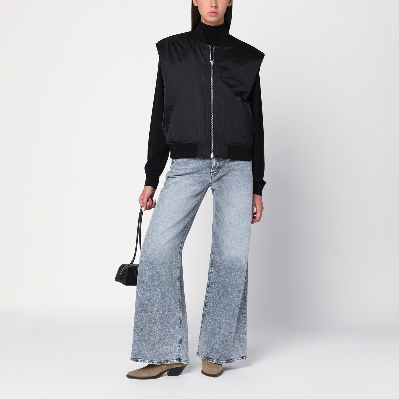 Giubbotto gilet Jamila nero
