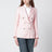 Pink double-breasted linen jacket