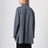 Graue Bluse aus Wolle mit Schal