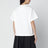 T-shirt large blanc avec logo