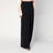 Pantalone ampio nero in misto seta