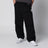 Pantaloni paracadute in ripstop di cotone neri