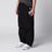 Pantaloni paracadute in ripstop di cotone neri