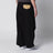 Pantaloni paracadute in ripstop di cotone neri