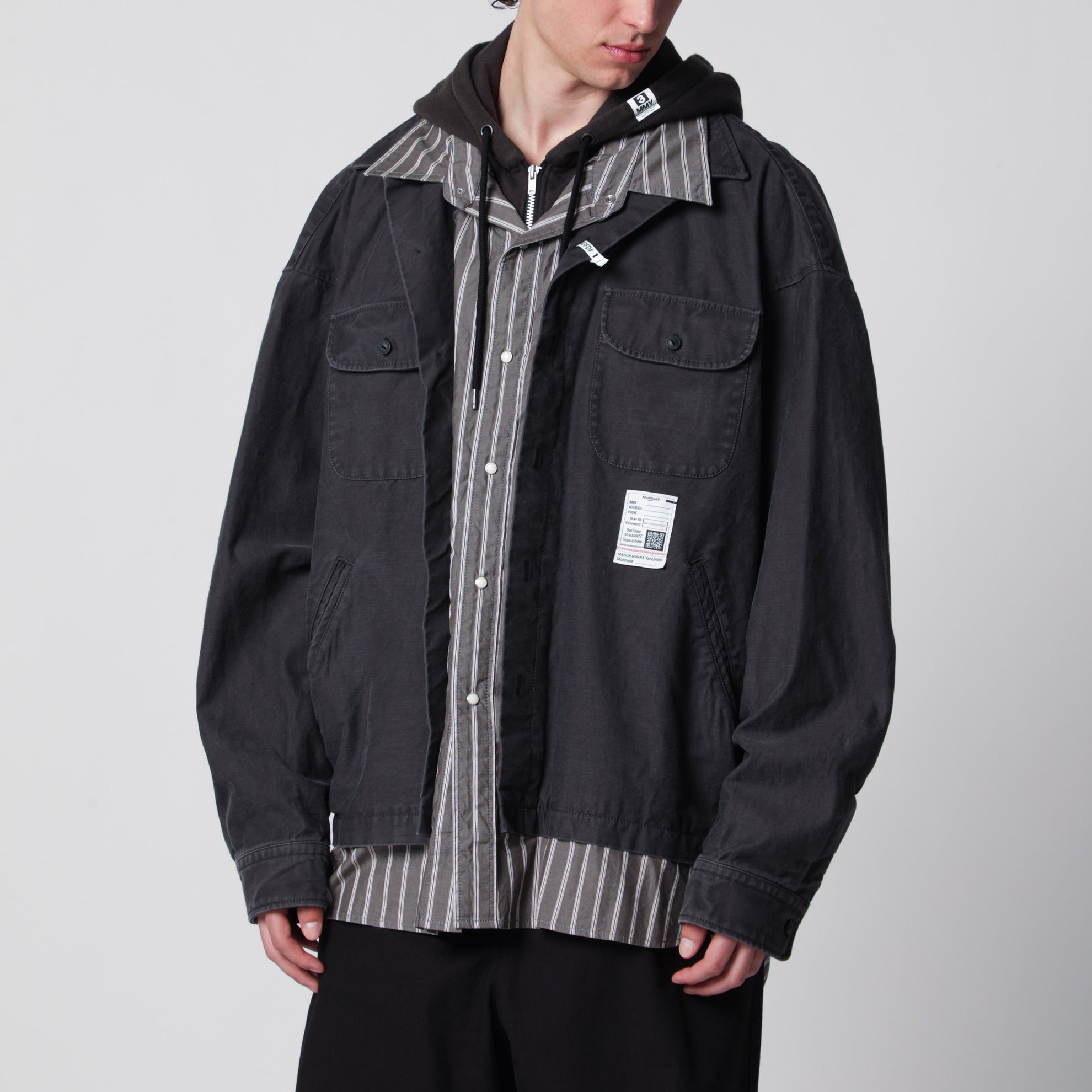 Three-layer cotton shirt