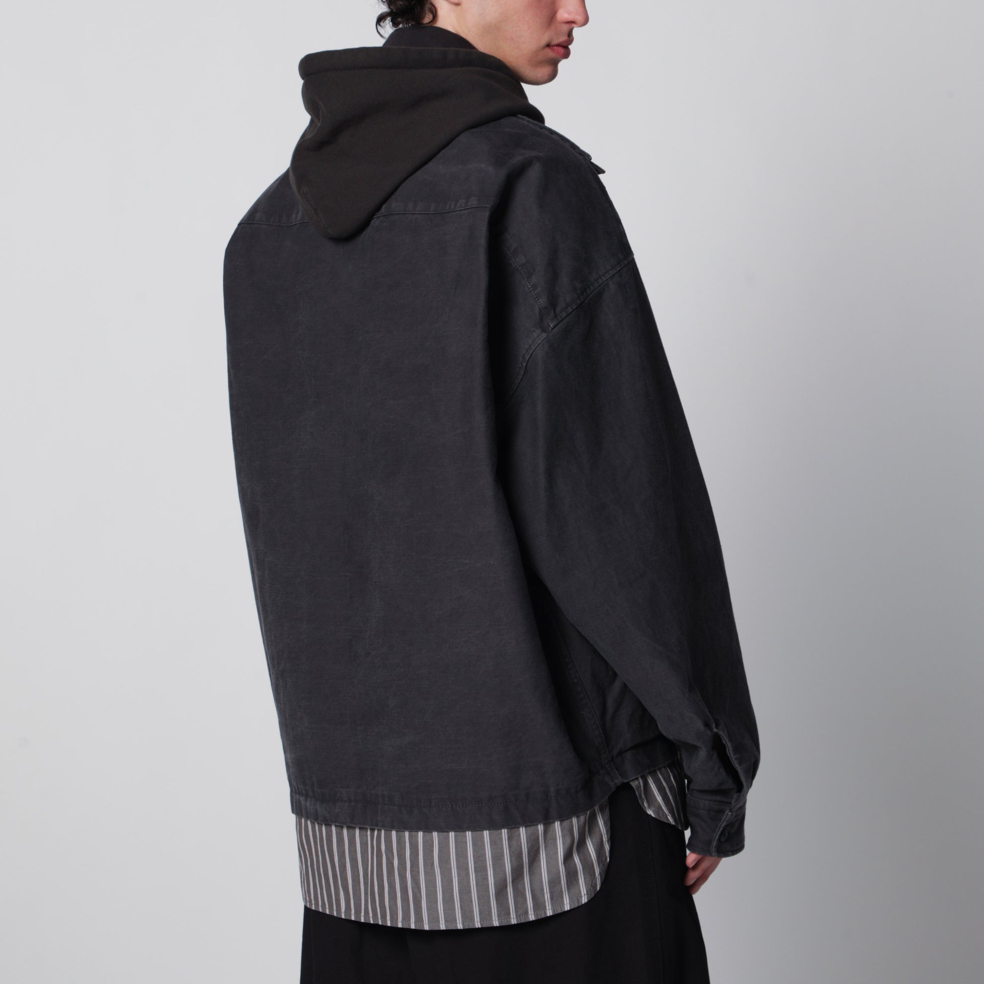Three-layer cotton shirt