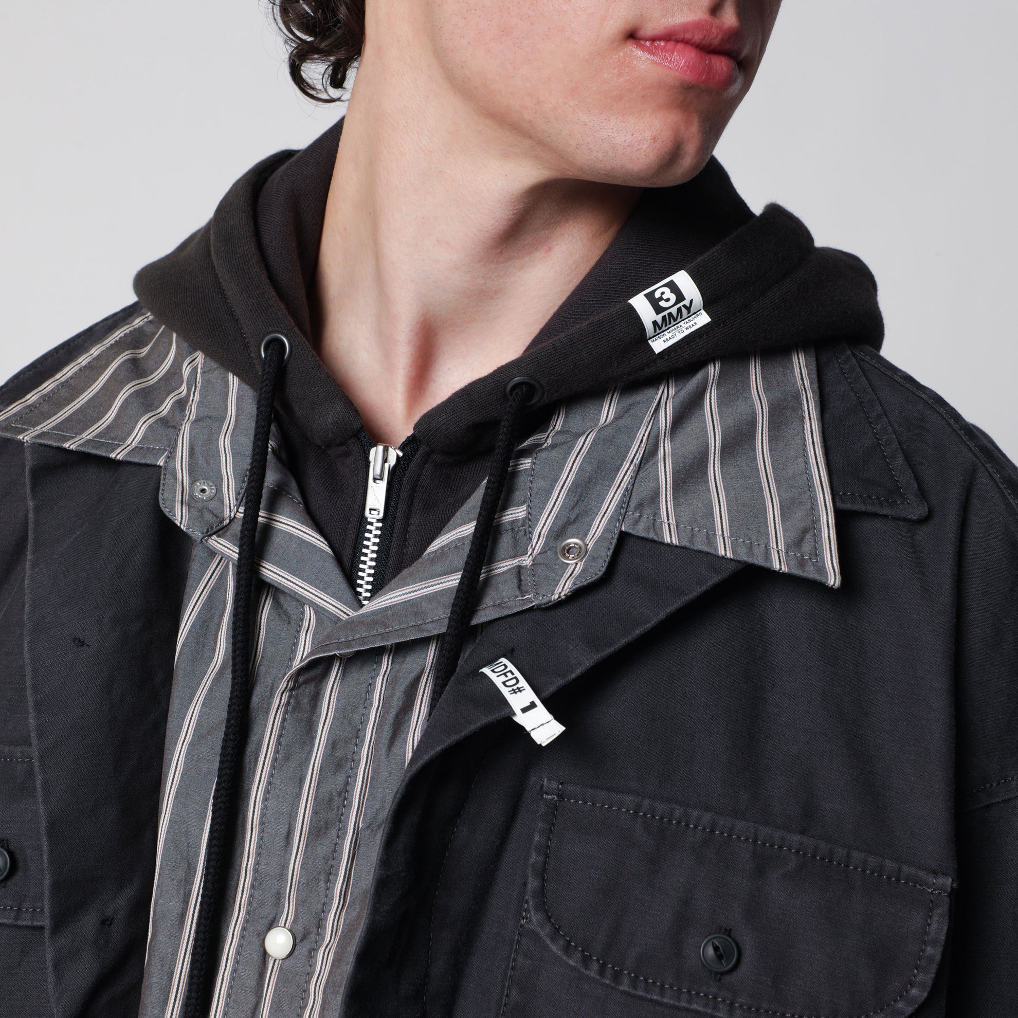 Three-layer cotton shirt