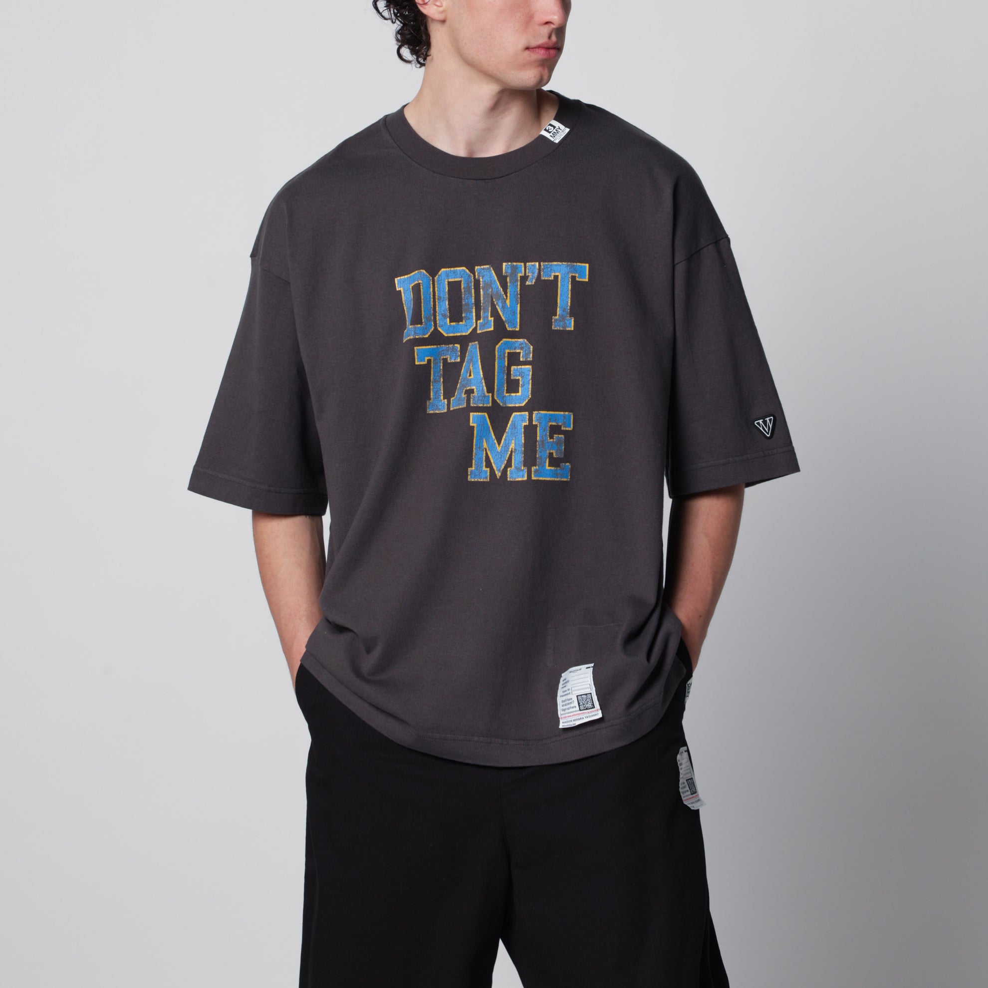 T-shirt Don't Tag Me en coton