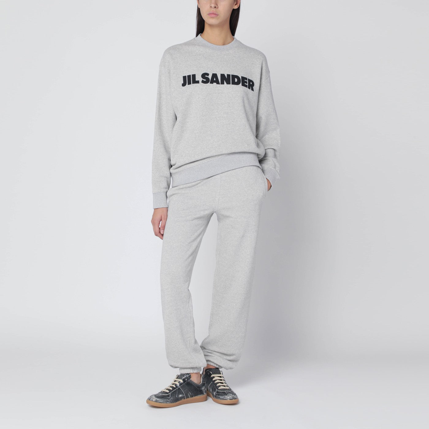 Pantalon de jogging gris clair