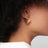 Anagram Bombé gold brass hoop earrings