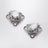 Anagram Bombé sterling silver hoop earrings