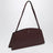 Borsa Jade color prugna in pelle liscia