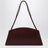 Borsa Jade color prugna in pelle liscia